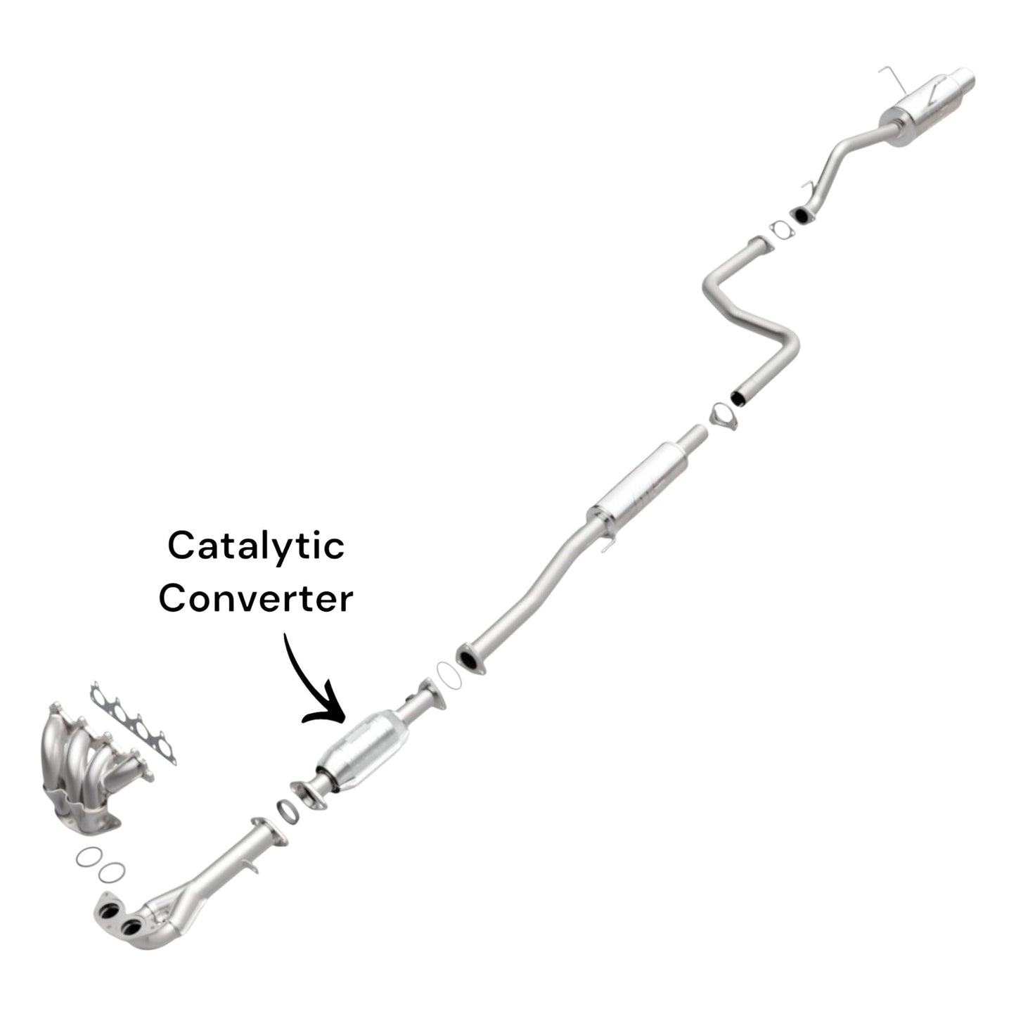 Honda Civic 1.6L (1996-1998) (EX Model) (Sedan or Coupe) Catalytic Converter