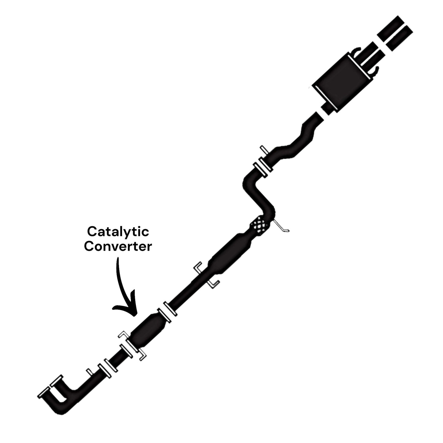 Honda Accord 2.2L (1996, 1997) (Except Canada Built Vehicle) Catalytic Converter