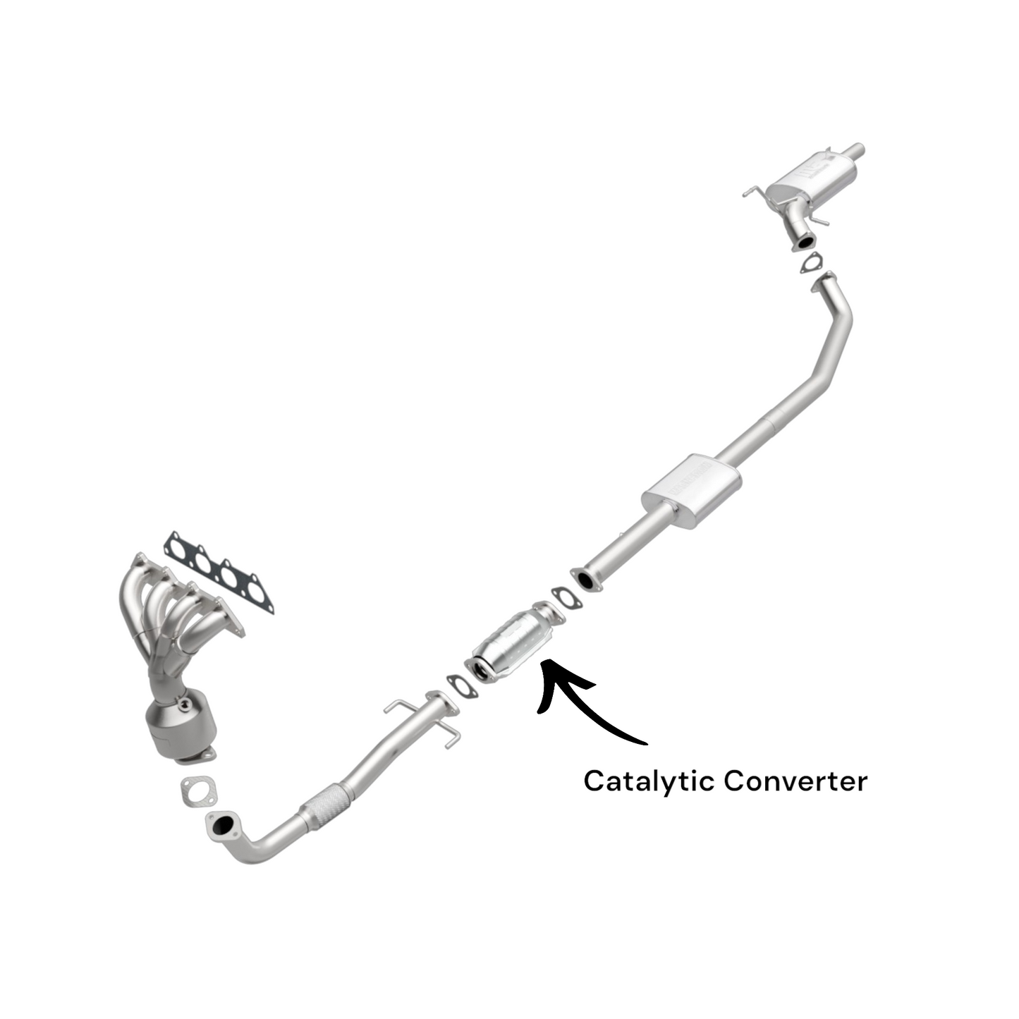 Mitsubishi Lancer 2.0L (2002-2004) V4 Direct Fit Catalytic Converter
