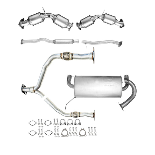 Infiniti FX35 3.5L 2003-2008 Catalytic Converter, Flex Y-Pipe, Resonator and Muffler