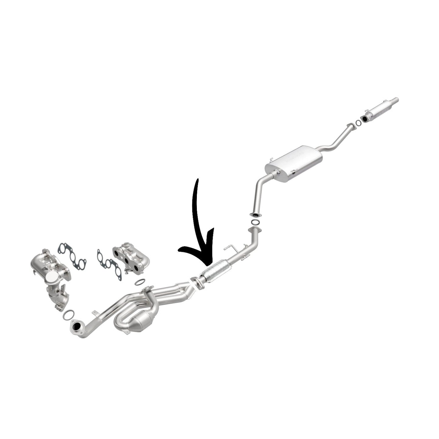 Toyota Sienna 3.0L 2001-2003 Rear Catalytic Converter