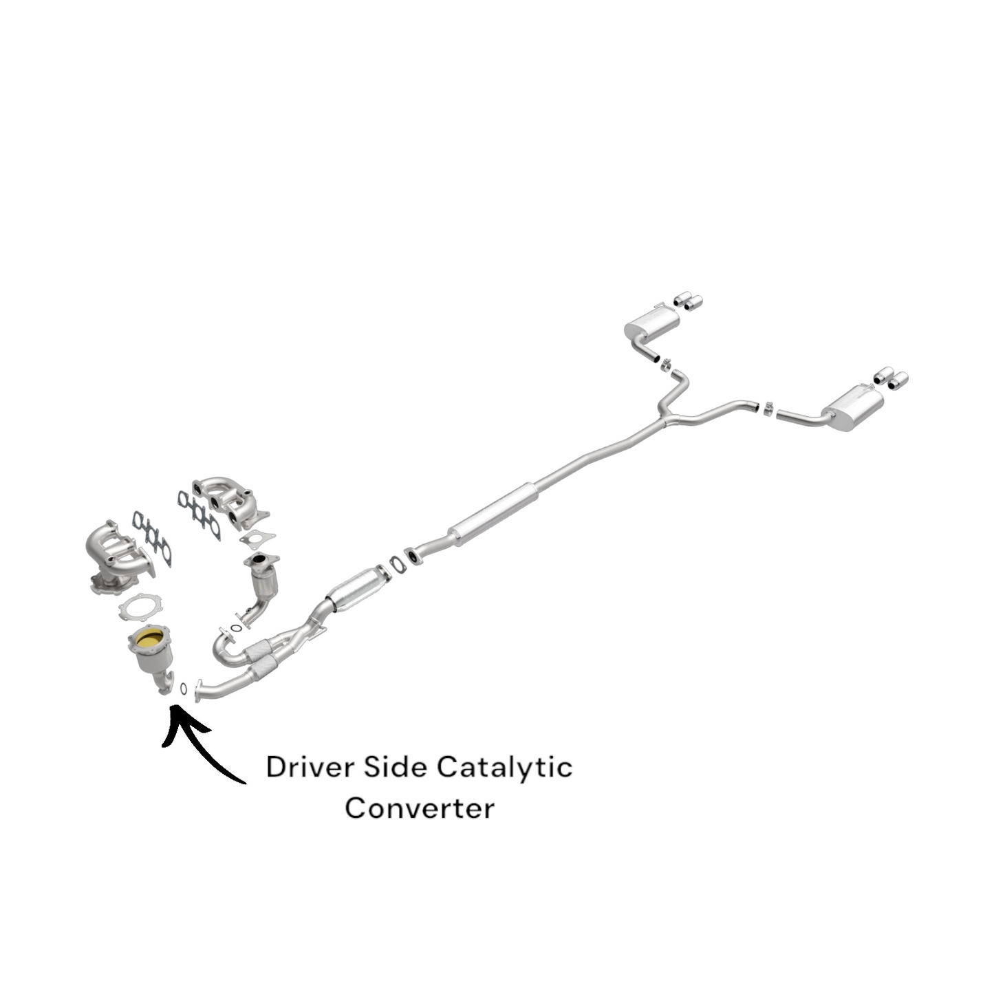 16397 - Nissan Maxima 3.5L (2004-2005) & Nissan Quest 3.5L (2004) V6 Driver Side Catalytic Converter