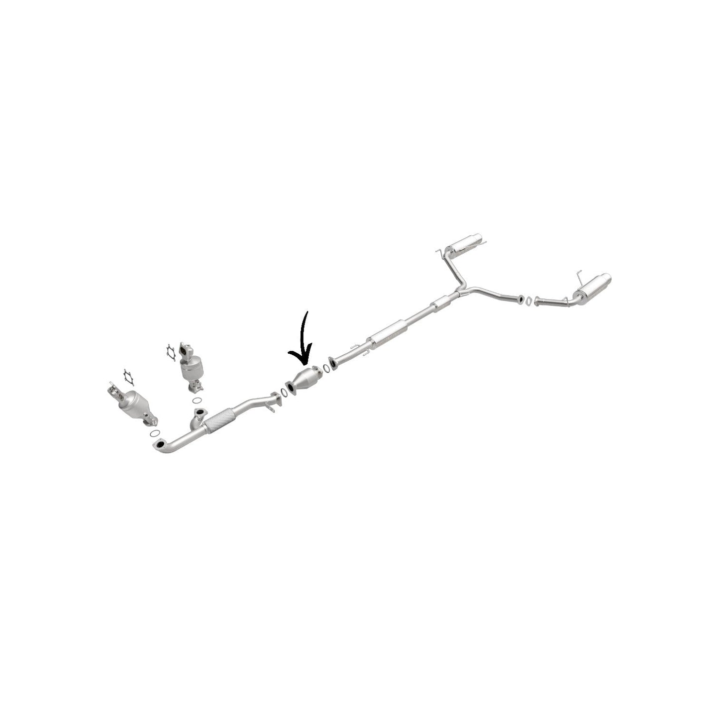 Acura TL 3.5L (2009-2014) Rear Catalytic Converter