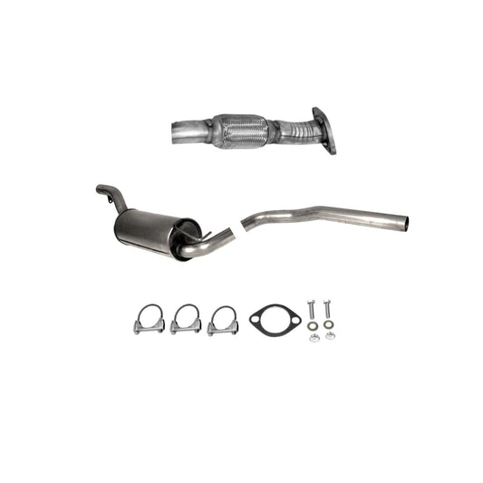 Ford Focus 2.0L 2008-2011 Flex Pipe and Middle Muffler  (Except: PZEV)