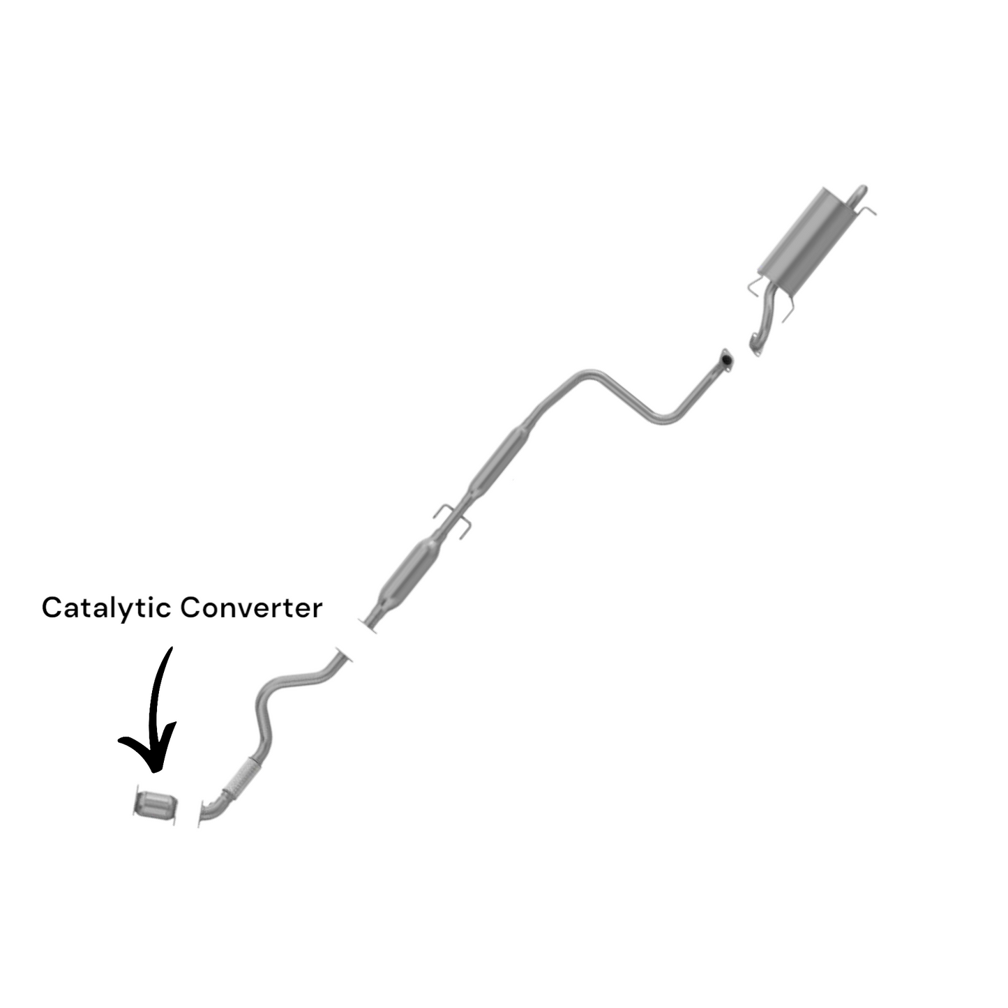 Chevrolet Aveo5 1.6L (2007-2008) V4 Catalytic Converter