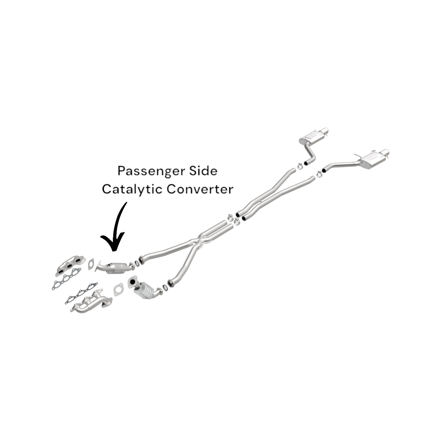 Cadillac CTS 3.6L (2004-2007) & Cadillac CTS 2.8L (2005-2007) Passenger Side Catalytic Converter