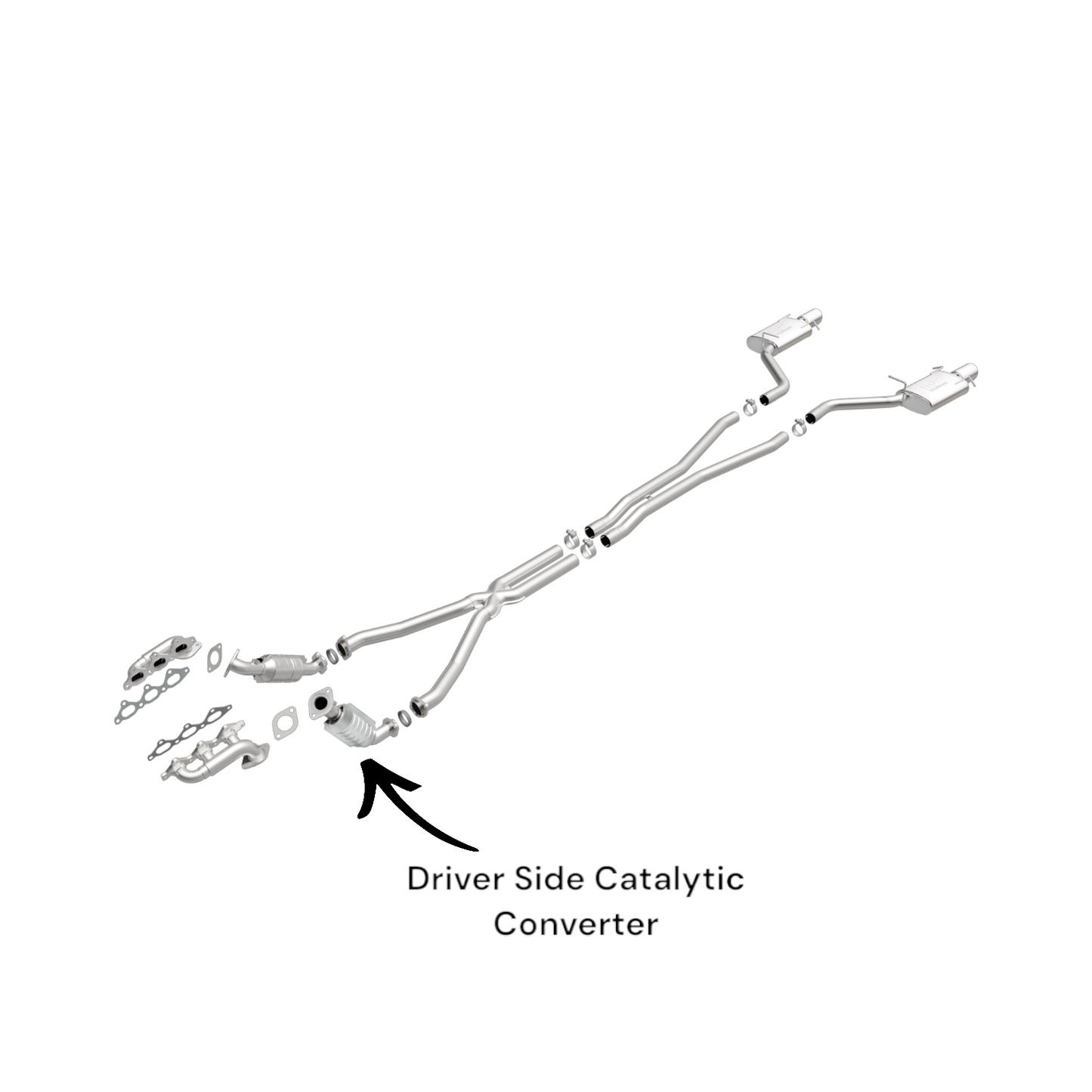 Cadillac CTS 2.8L (2005-2007) & Cadillac CTS 3.6L (2004-2007) Driver Side Catalytic Converter
