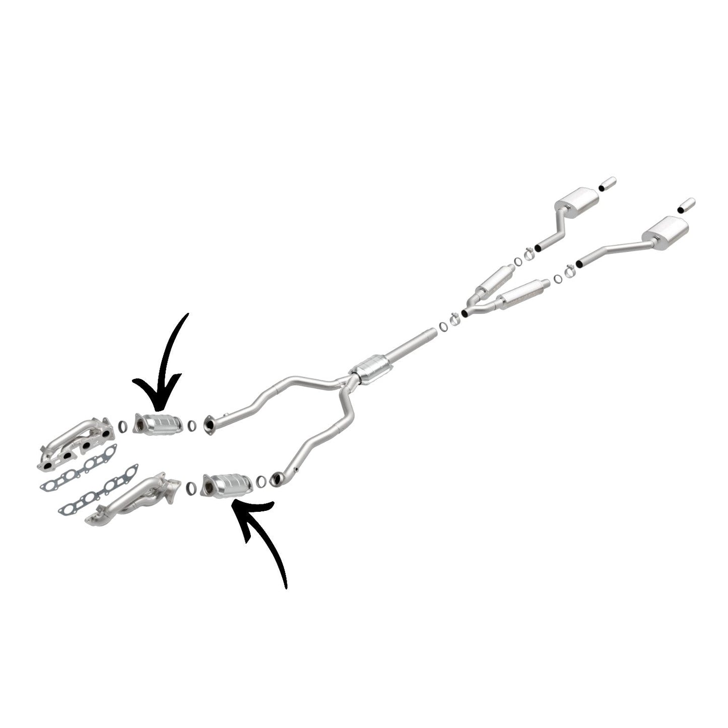 Lexus GS400 4.0L (1998-2000) Left & Right Side Catalytic Converters