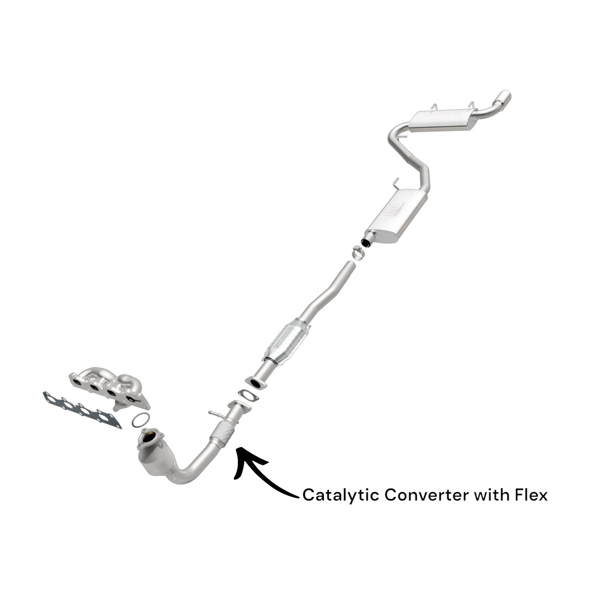 Chevrolet Equinox 2.4L (2010-2014) Catalytic Converter with Flex