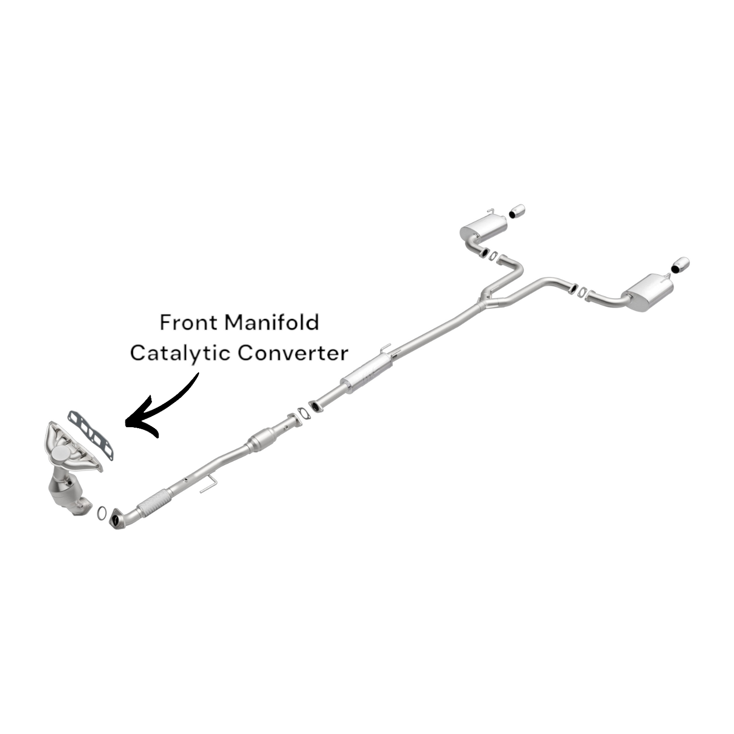 16593 - Nissan Altima 2.5L (2007-2012) V4 Front Manifold Catalytic Converter