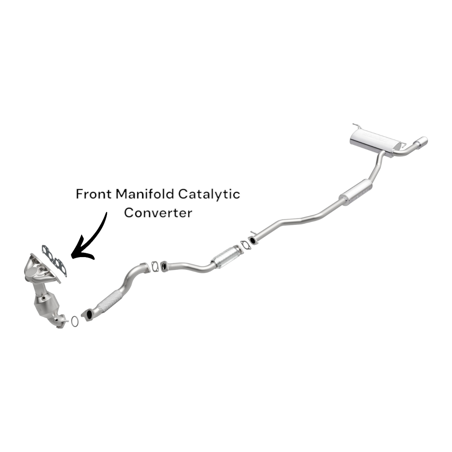 16593 - Nissan Rogue 2.5L (2008-2013) V4 Front Manifold Catalytic Converter