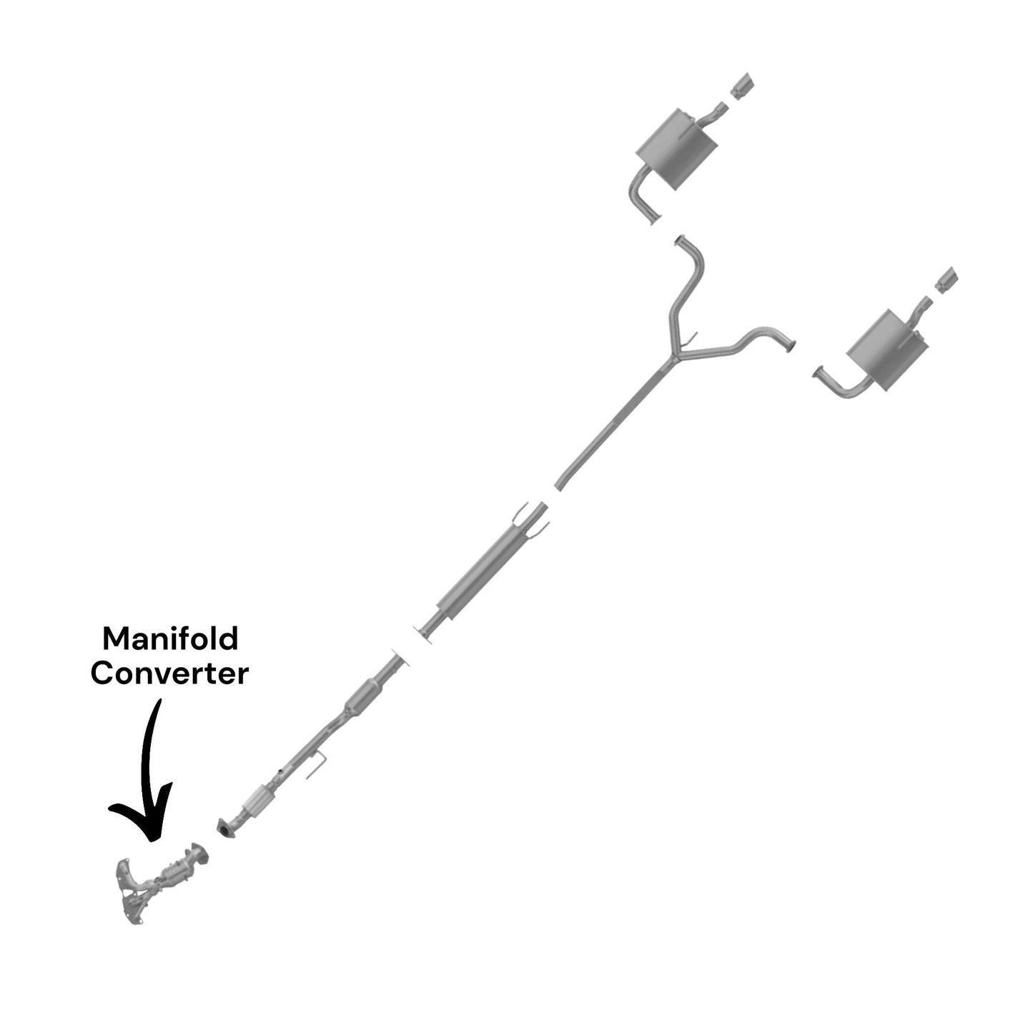 Nissan Altima 2.5L (2007-2011) (FHEV) Manifold Converter