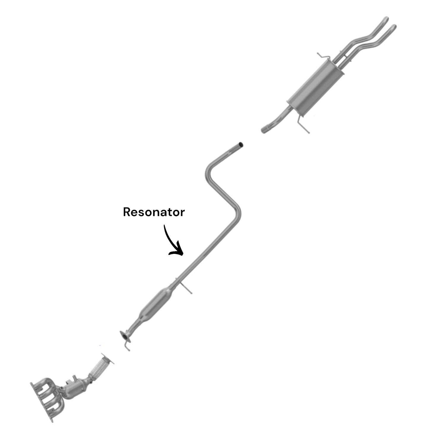 Ford Fiesta 1.6L (2011-2019) Resonator