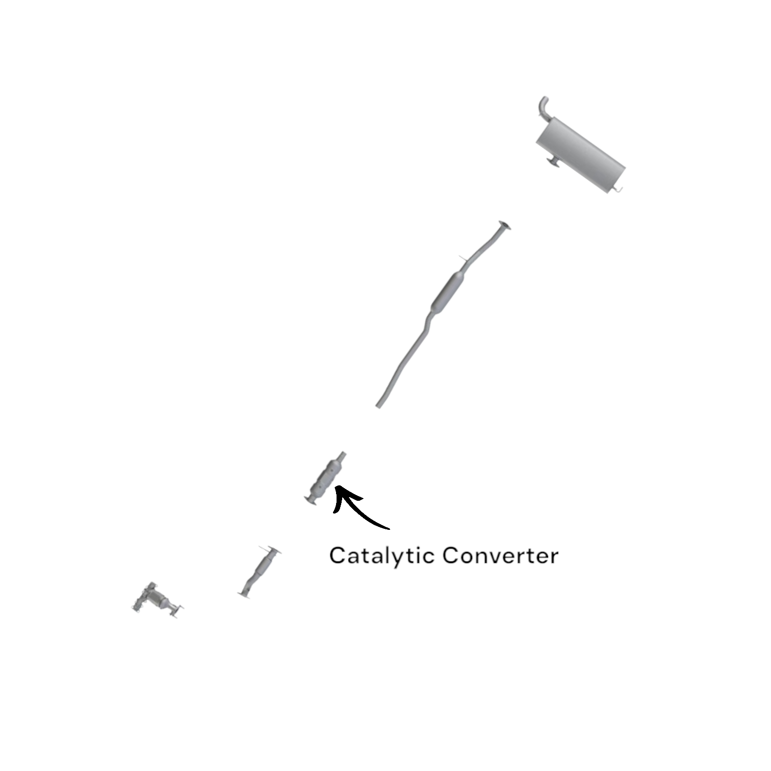 Hyundai Tucson 2.0L (2016-2018) FWD Catalytic Converter