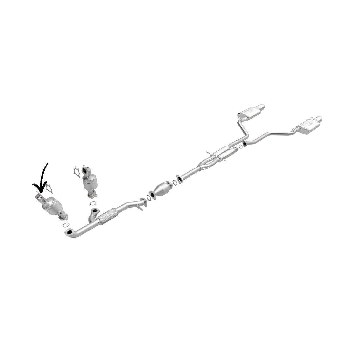 Acura MDX 3.7L 2010-2013 Driver Side Manifold Converter