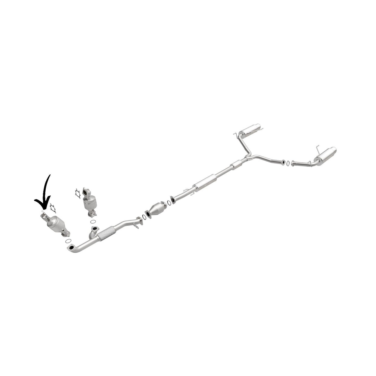 Acura TL 3.5L 2009-2014 Driver Side Catalytic Converter