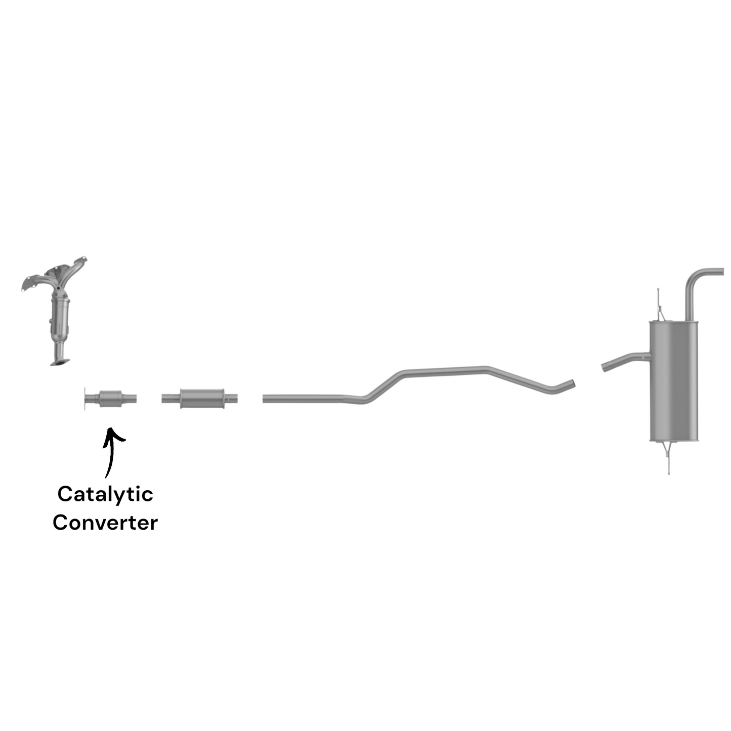 Ford Fusion 1.5L (2014-2020) (Turbo) Catalytic Converter