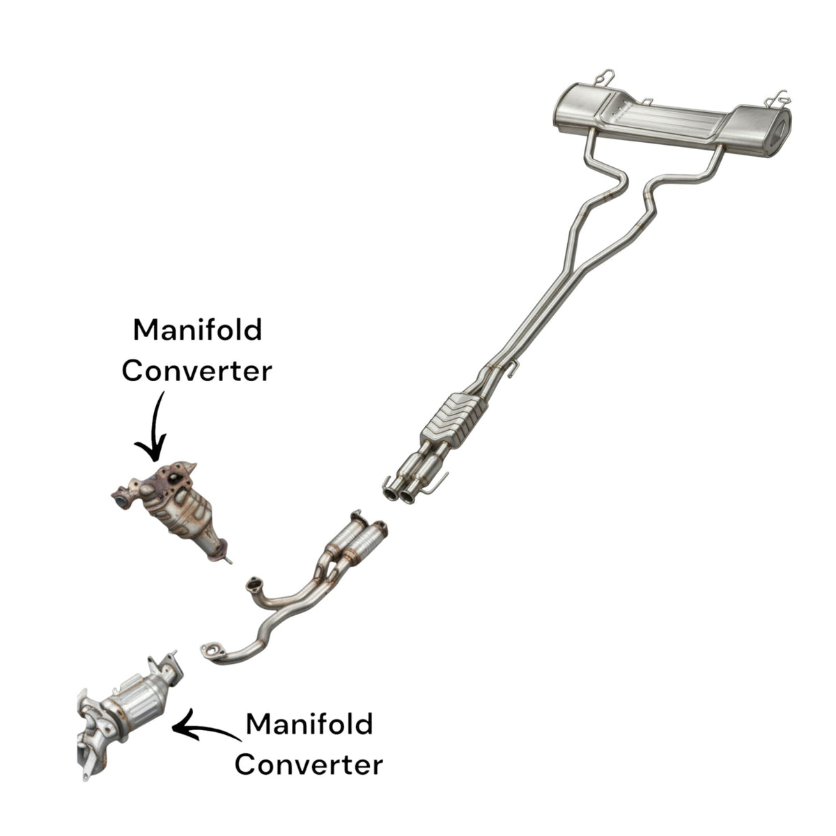 Lincoln Continental 3.7L (2017-2020) Both Side Manifold Converters