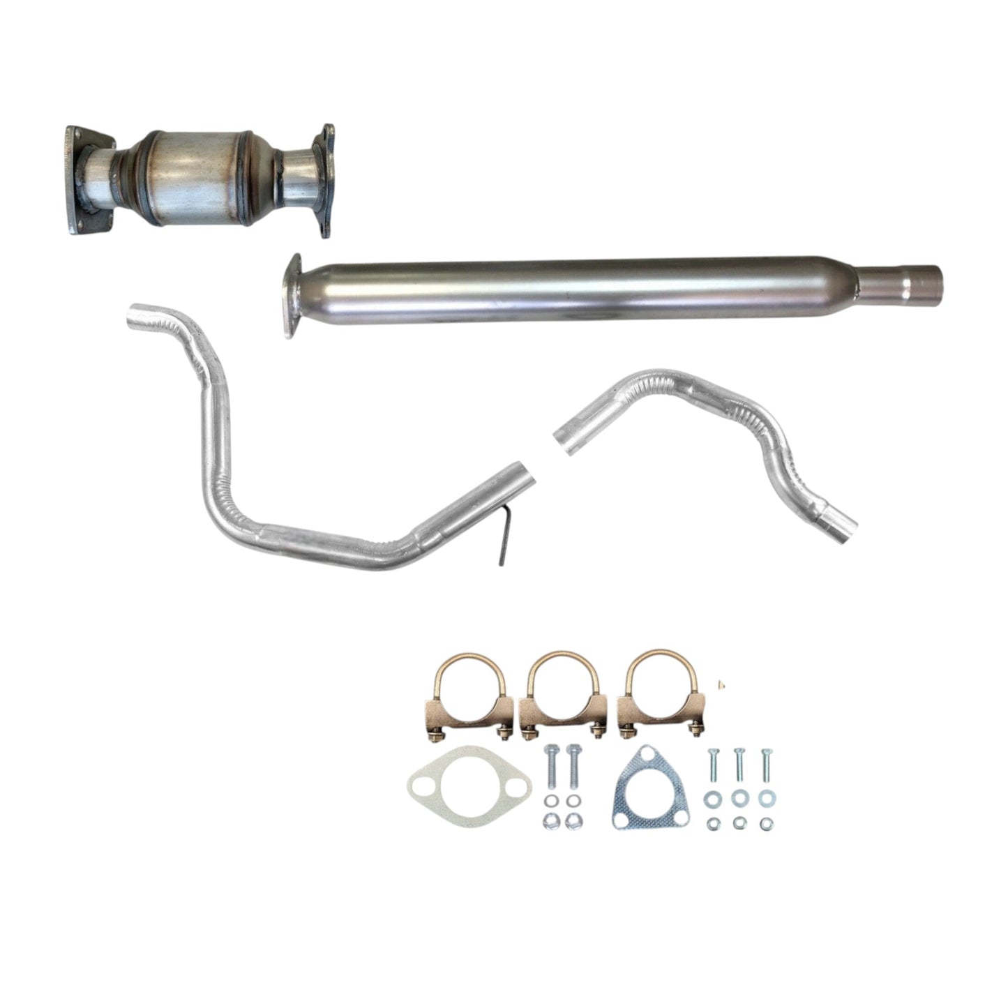 Chevrolet Malibu 2.4L 2013-2014 Catalytic Converter, Resonator and Pipe