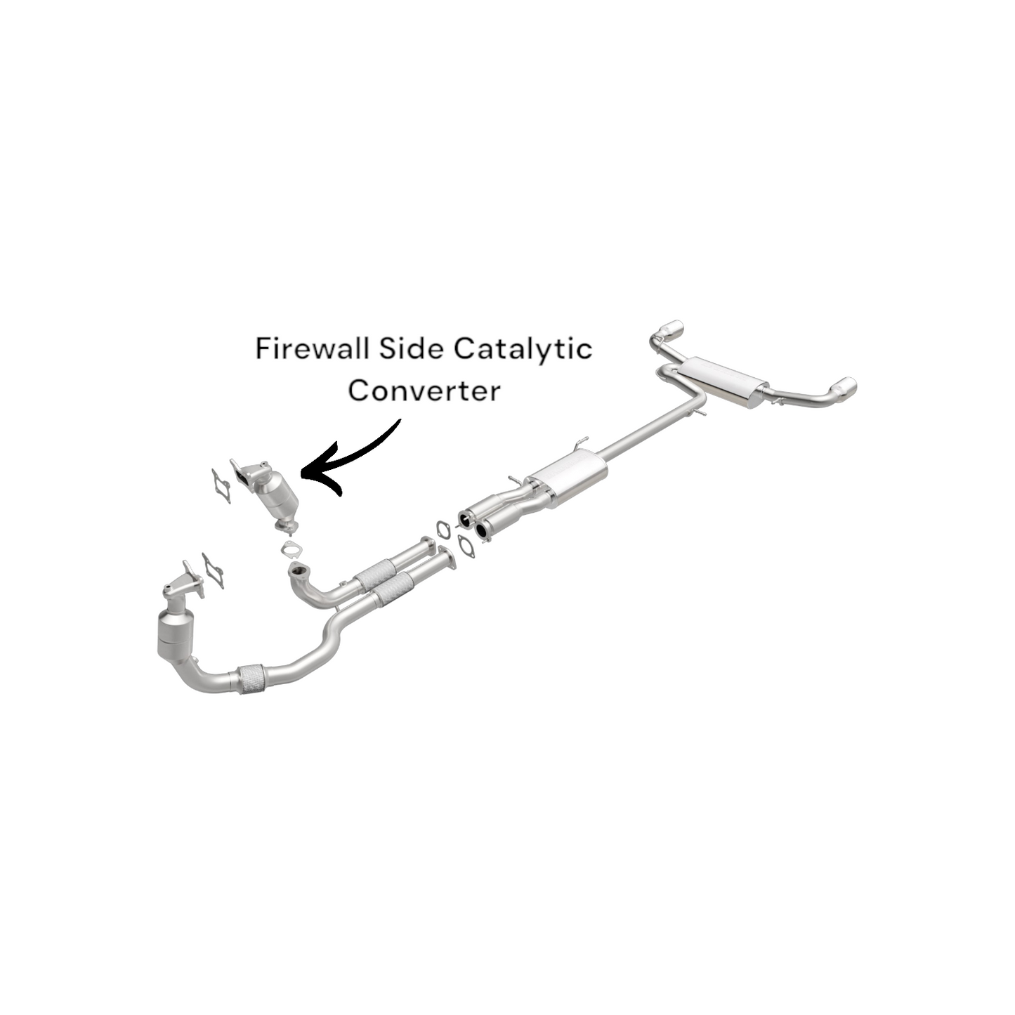 Cadillac SRX 3.6L (2012-2016) Firewall Side Catalytic Converter