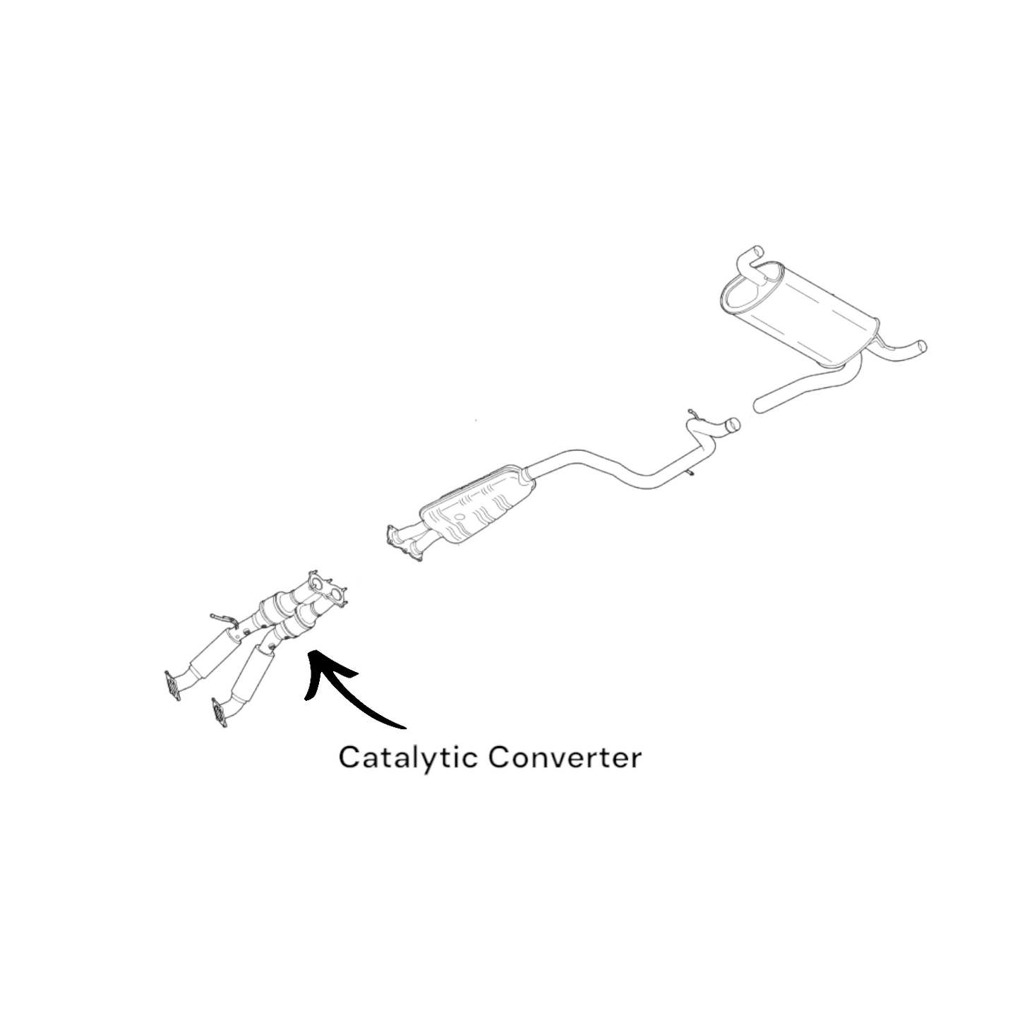Volvo XC60 3.2L (2010-2014) Catalytic Converter