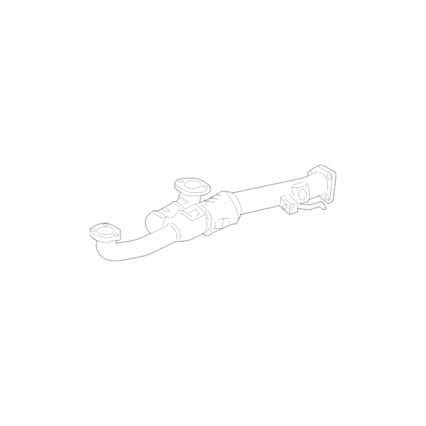 Honda Accord Crosstour 3.5L (2010 & 2011) (AWD) Front Flex Y Pipe