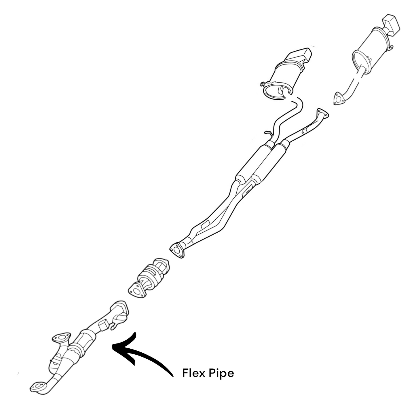 Acura TL 3.7L (2009) SH-AWD Flex Y-pipe