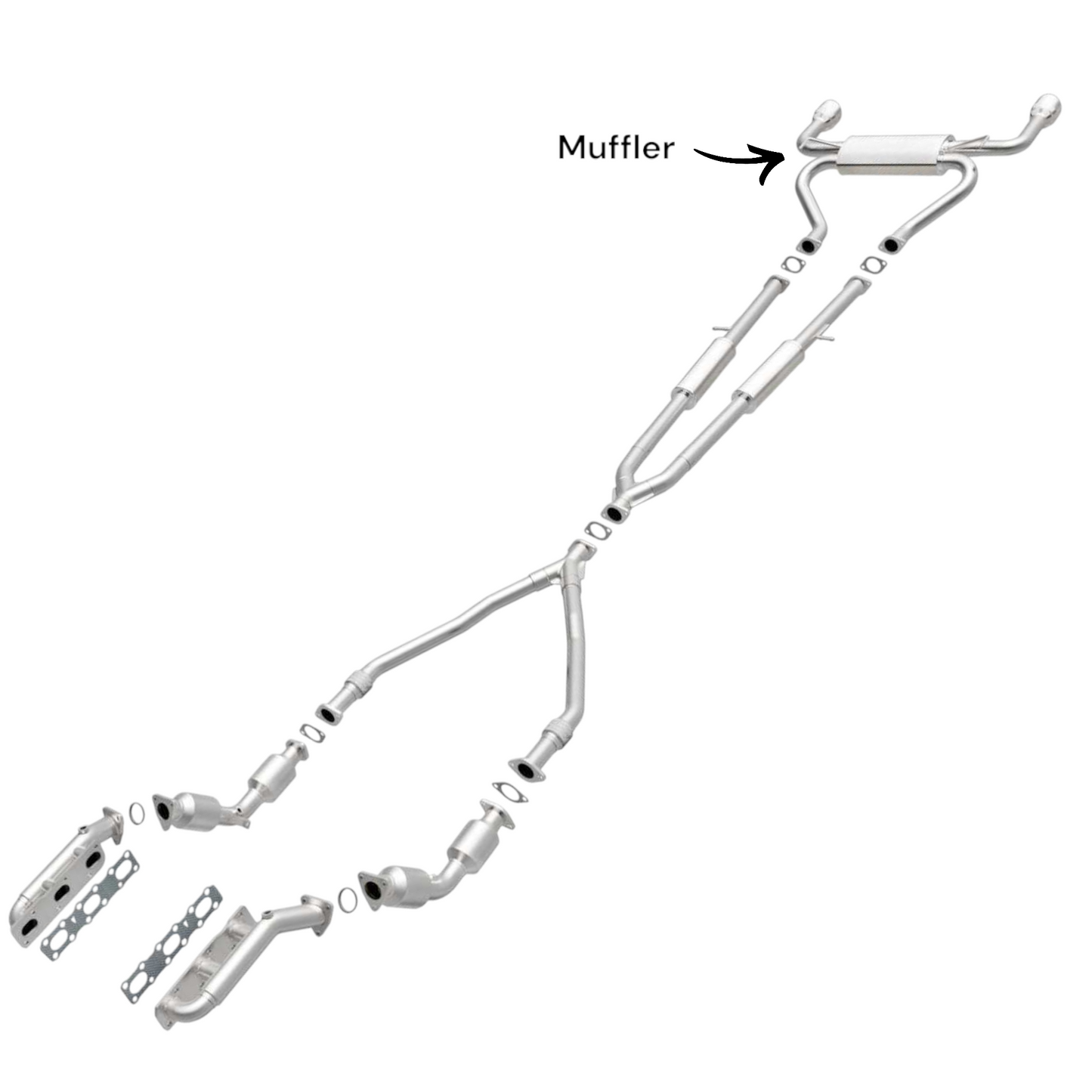 Silencieux pour Infiniti Q60 3.7L 2014-2015