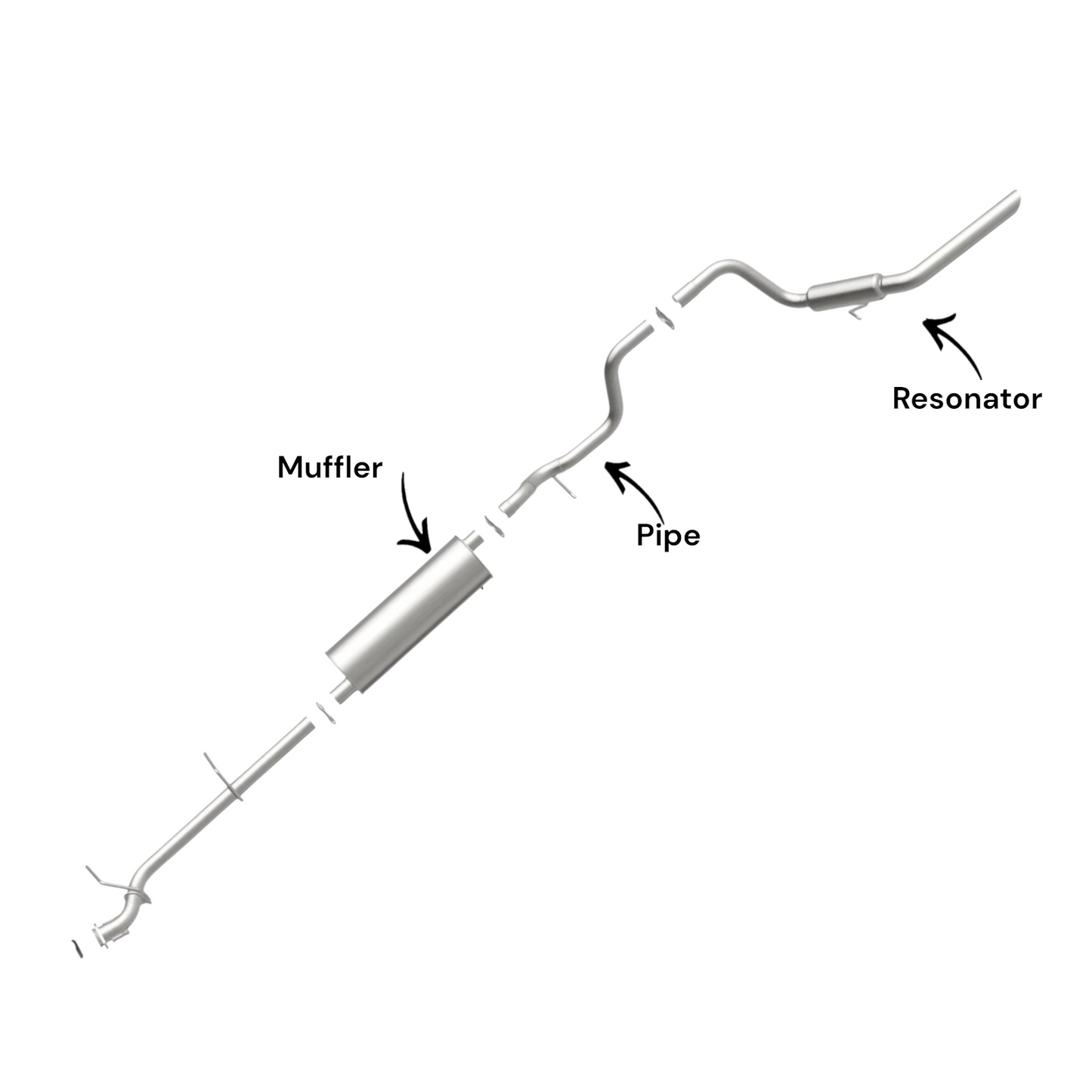 Ford Explorer Sport Trac 4.0L (2007-2010) Pipes, Muffler And Resonator