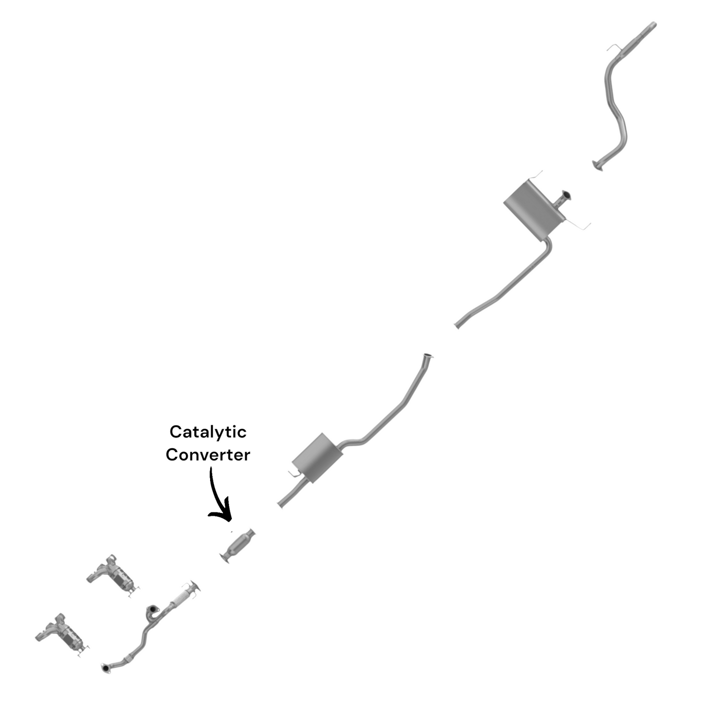Kia Sedona 3.5L (2011–2012) Catalytic Converter