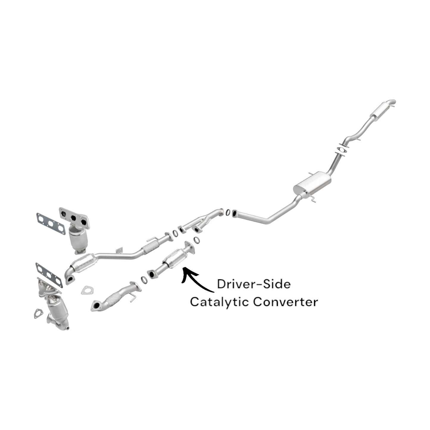 Mazda MPV 3.0L (2002-2006) Driver-Side Main Catalytic Converter