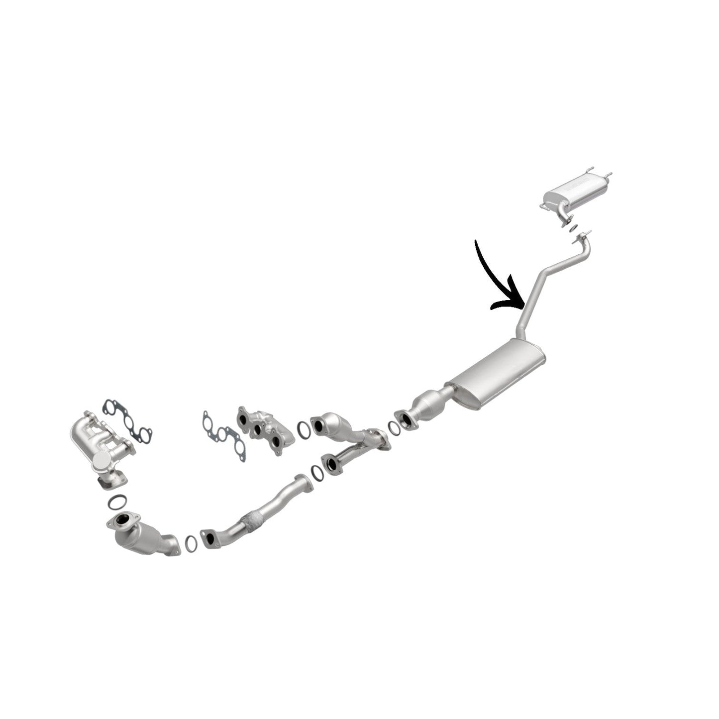 Toyota Highlander 3.0L (2001-2003) V6 AWD & FWD Rear Resonator