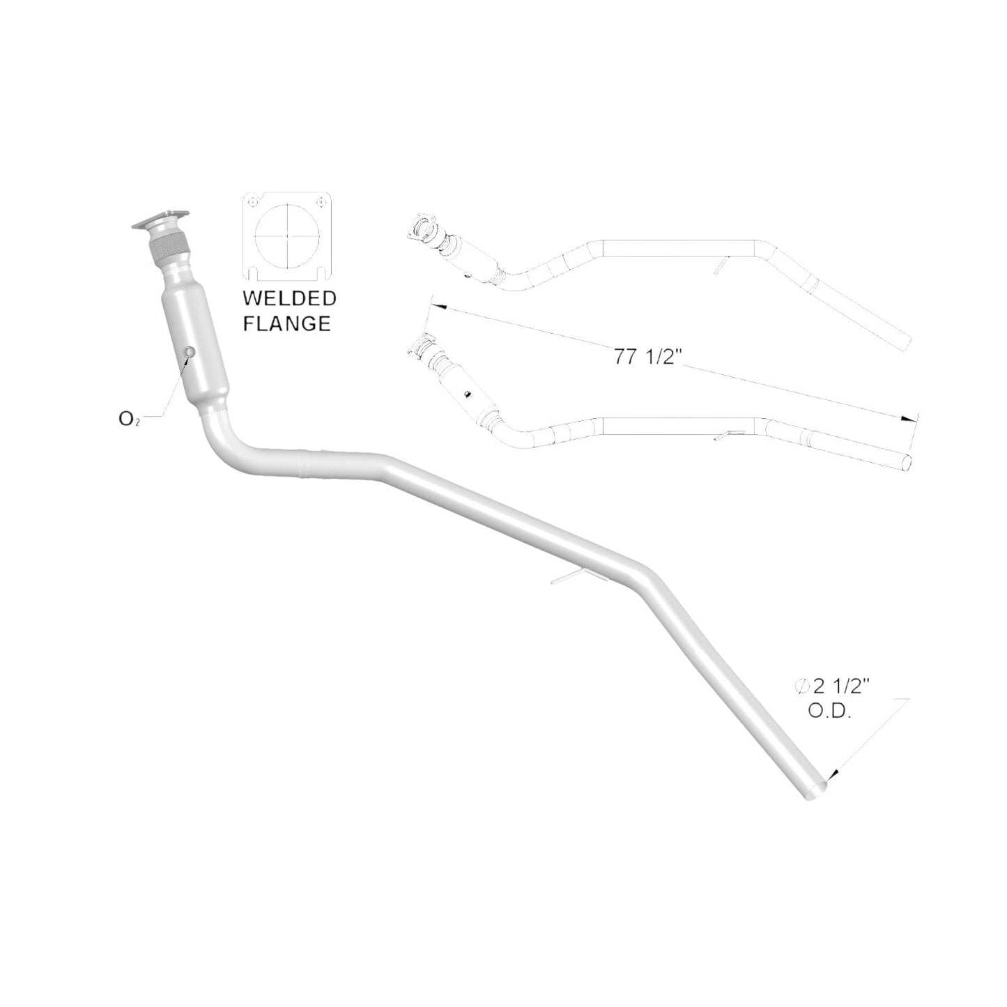 Dodge Grand Caravan 3.3L & 3.8L (2008-2010) Catalytic Converter