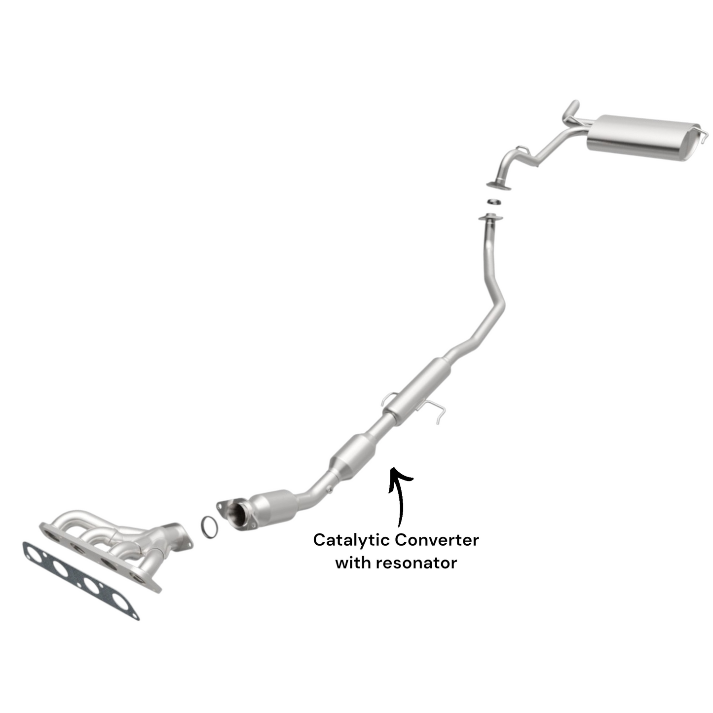 Toyota Corolla 1.8L (2009-2013) Converter with Resonator
