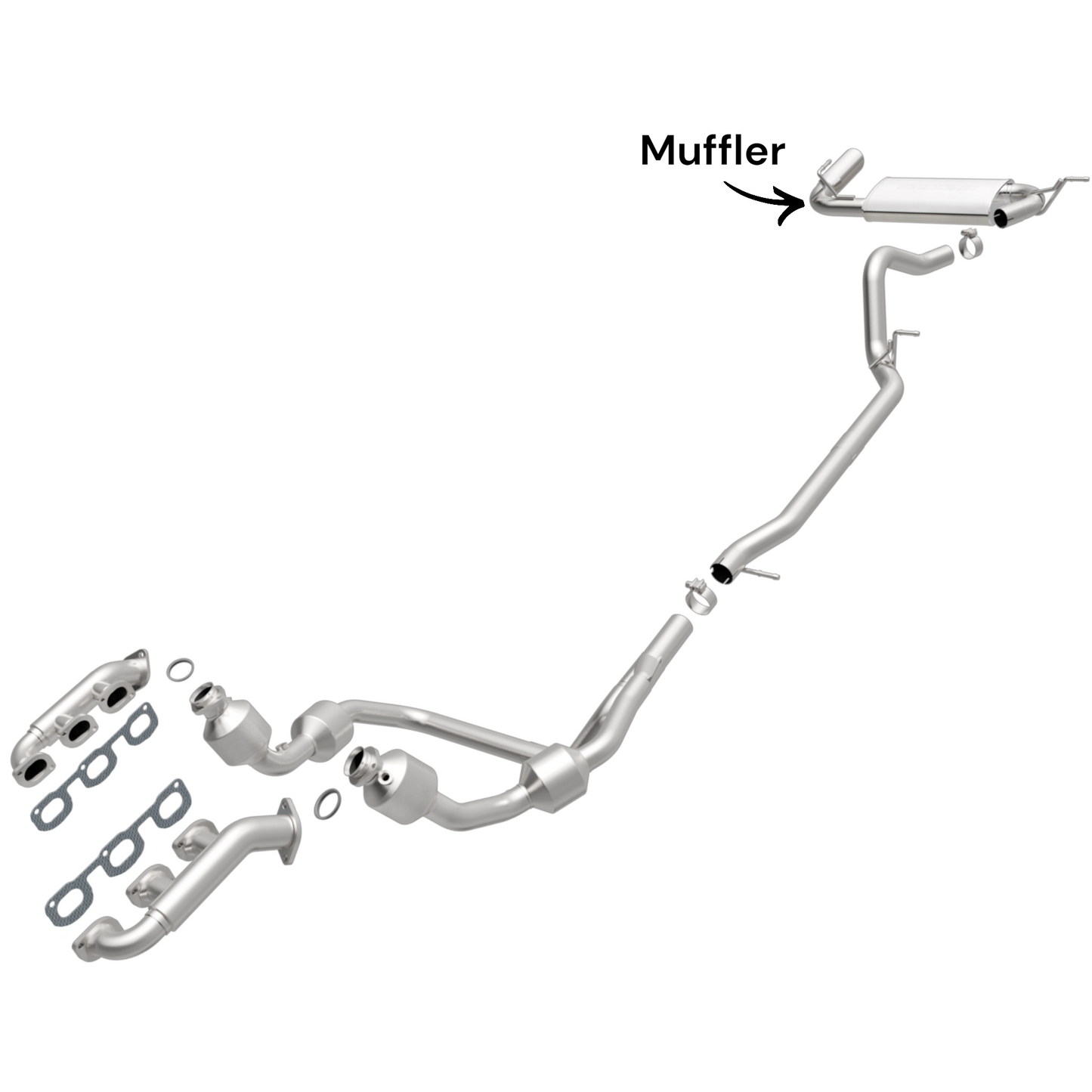 Jeep Wrangler 3.8L (2007-2011) Muffler