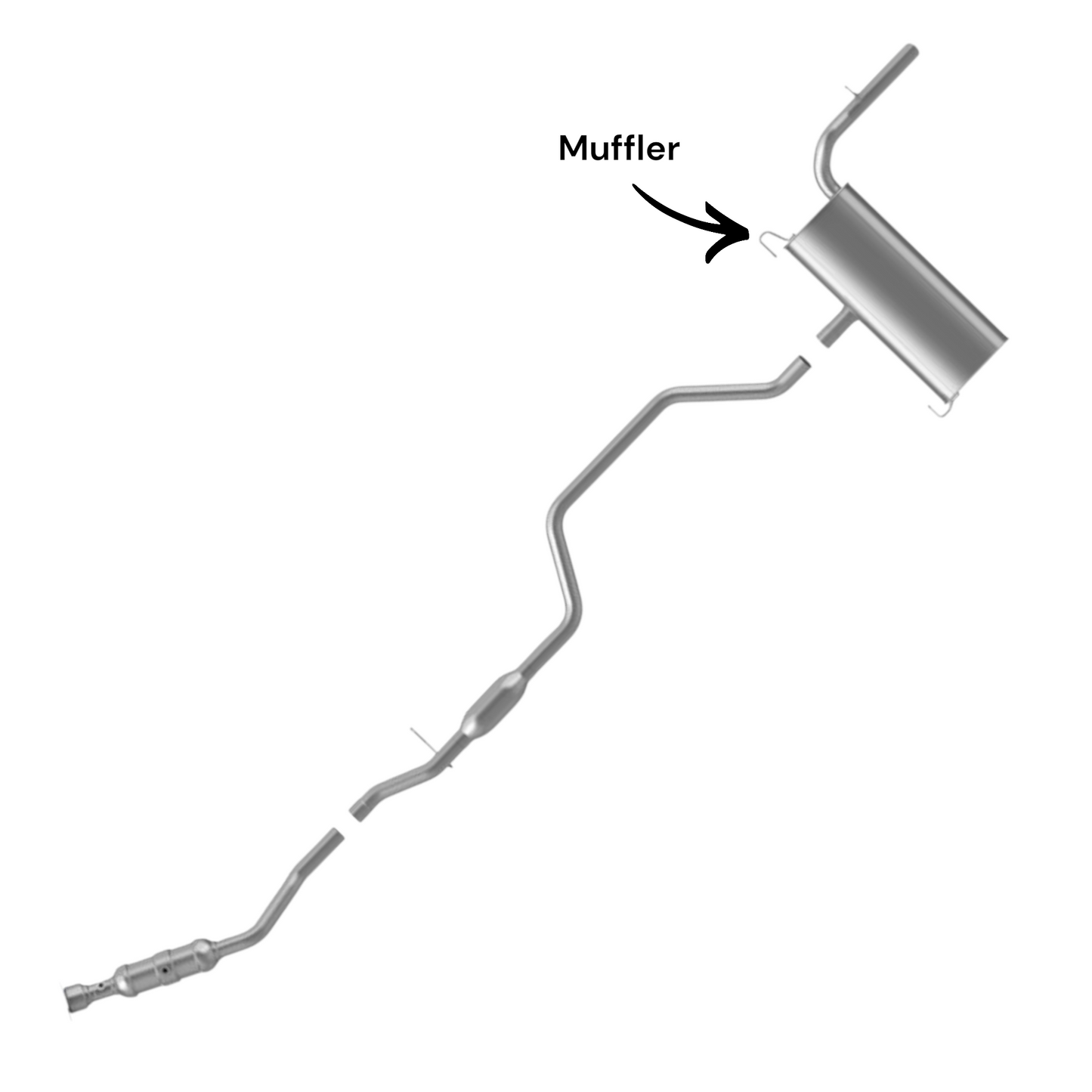 Chrysler Sebring 2.7L (2007-2010) Rear Muffler