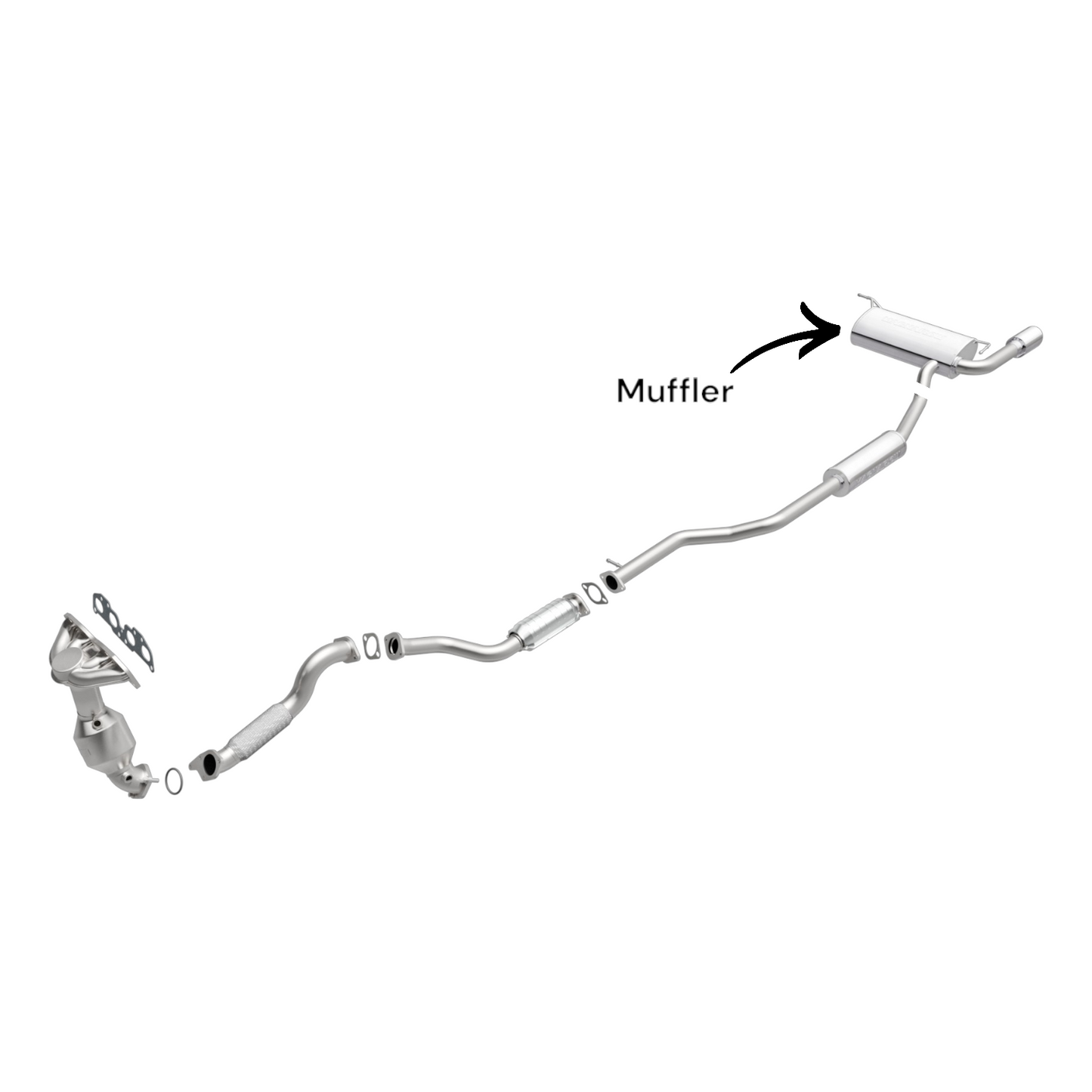 50359 - Nissan Rogue 2.5L (2008, 2009, 2010, 2011, 2012, 2013) V4 Muffler