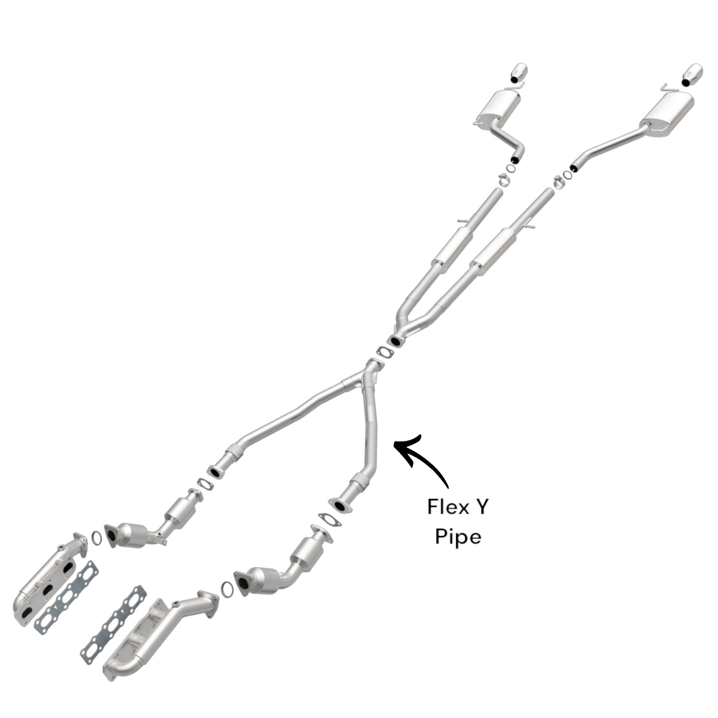 Infiniti Q70 3.7L 2014-2019 Flex Y Pipe