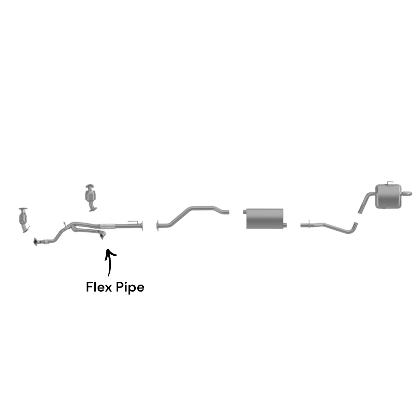Saturn Outlook 3.6L (2007-2008) Y-Flex Pipe
