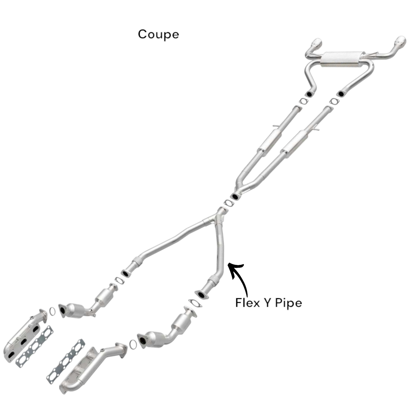 Infiniti G37 3.7L 2008-2013 Flex Y Pipe