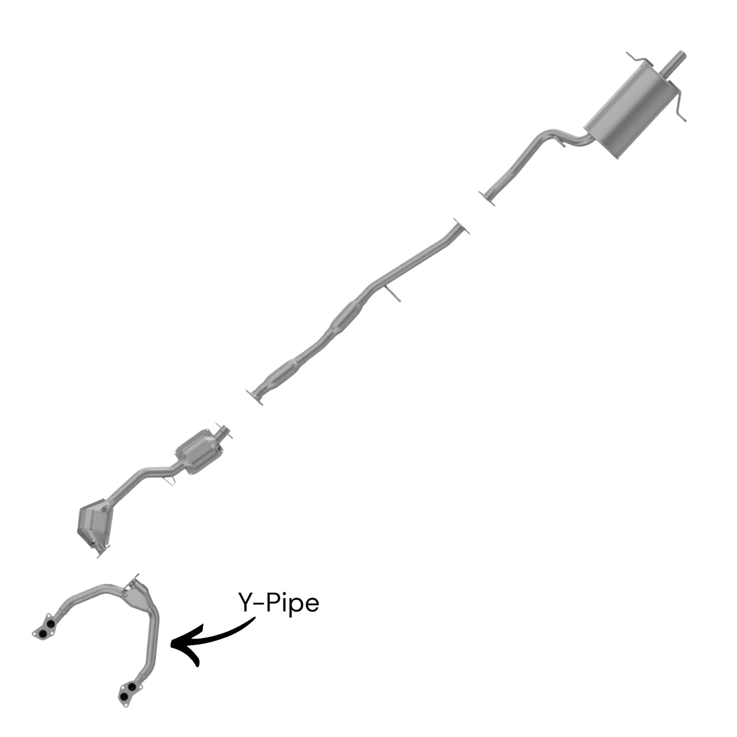 Subaru Baja 2.5L (Non-Turbo) (2003-2006) Y-Pipe