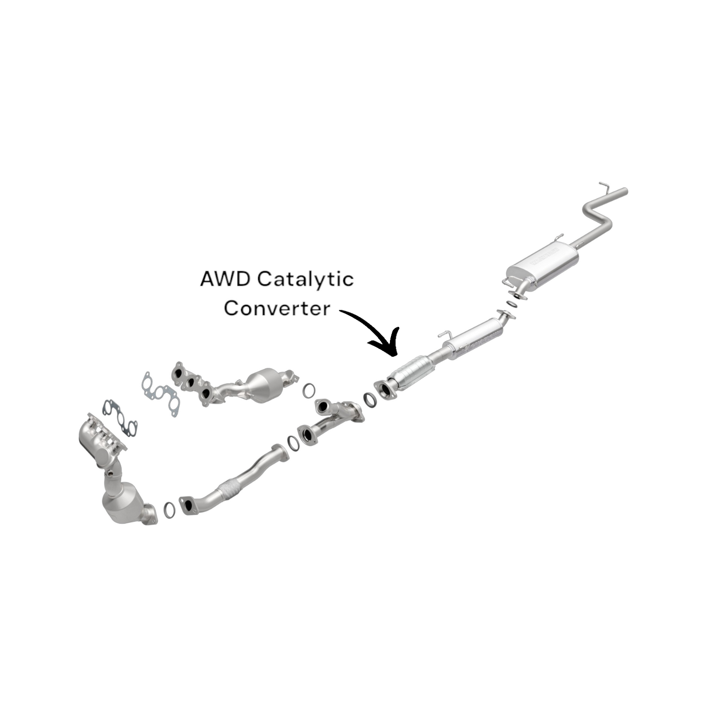 Toyota Sienna 3.3L V6(2004, 2005, 2006) AWD Catalytic Converter