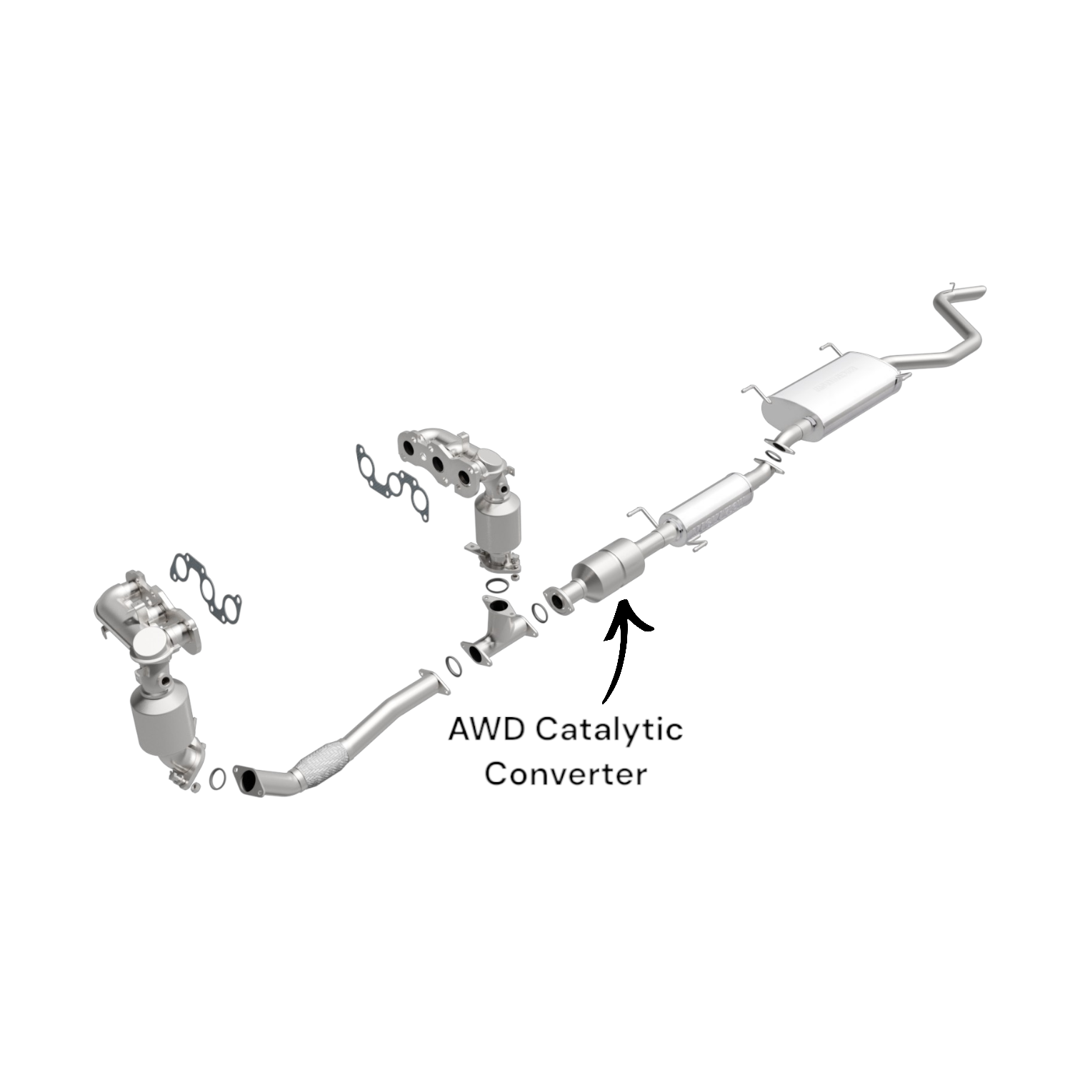 Toyota Sienna 3.5L V6 (2007-2010) AWD Catalytic Converter