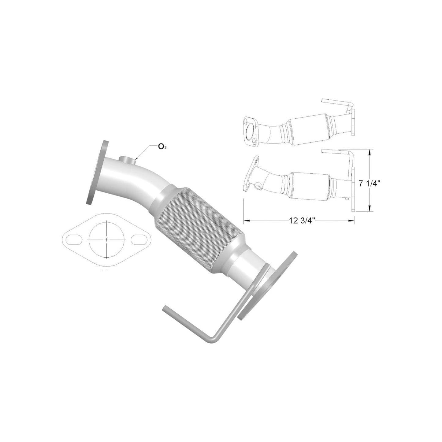 Hyundai Accent 1.6L (2012-2017) Direct Fit Front Flex Pipe