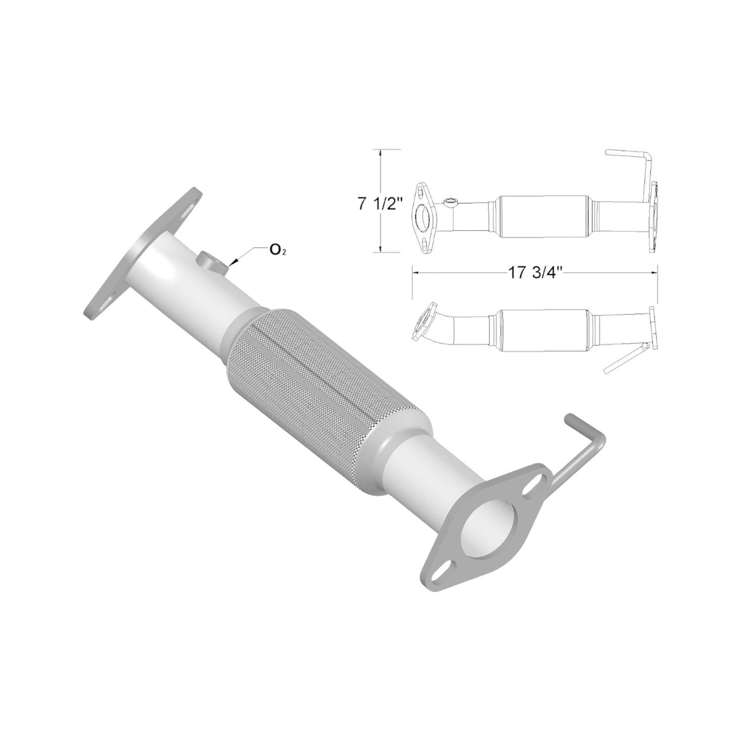 Hyundai Tucson 2.4L (2010-2013) Front Flex Pipe
