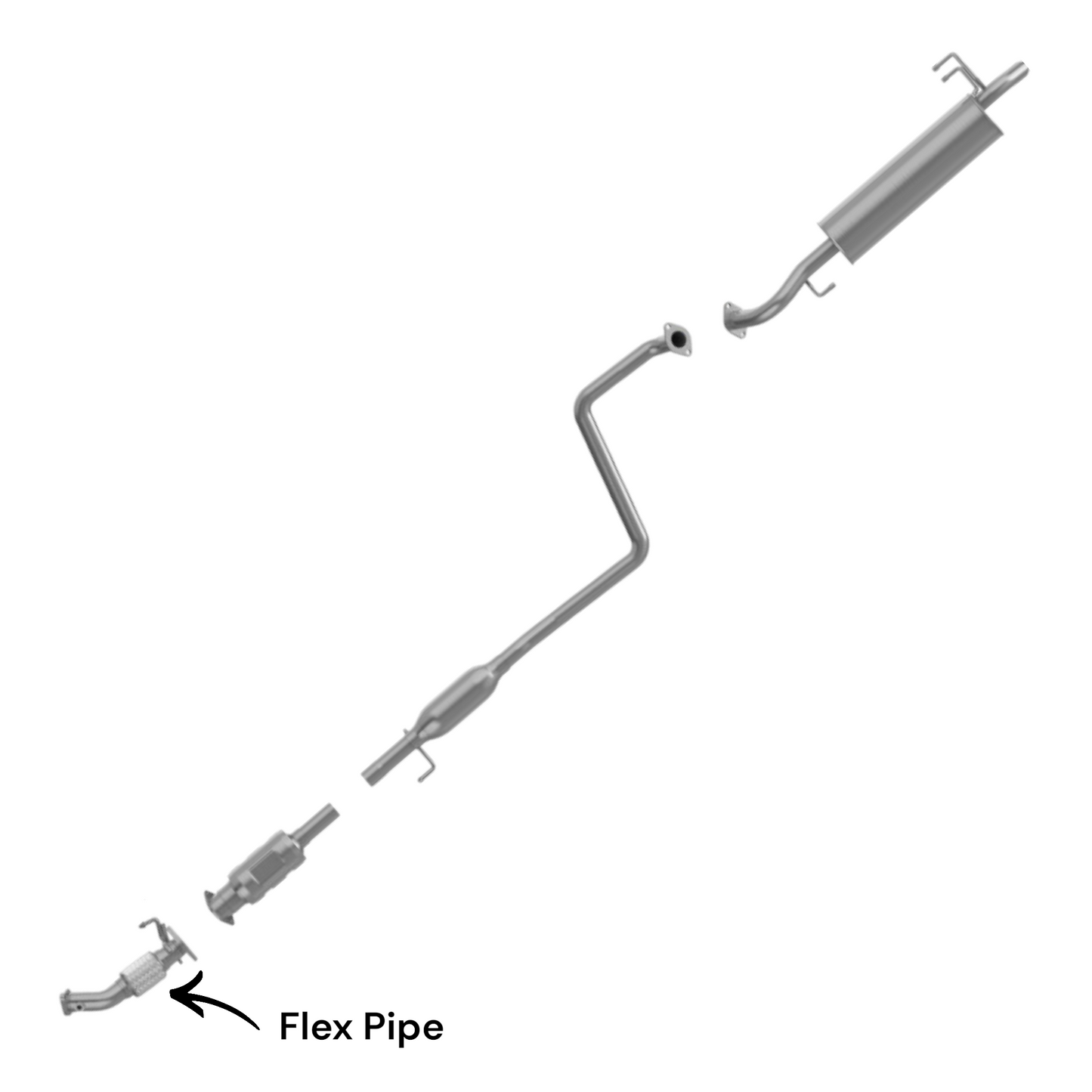 Hyundai Elantra 2.0L (2017-2019) Flex Pipe