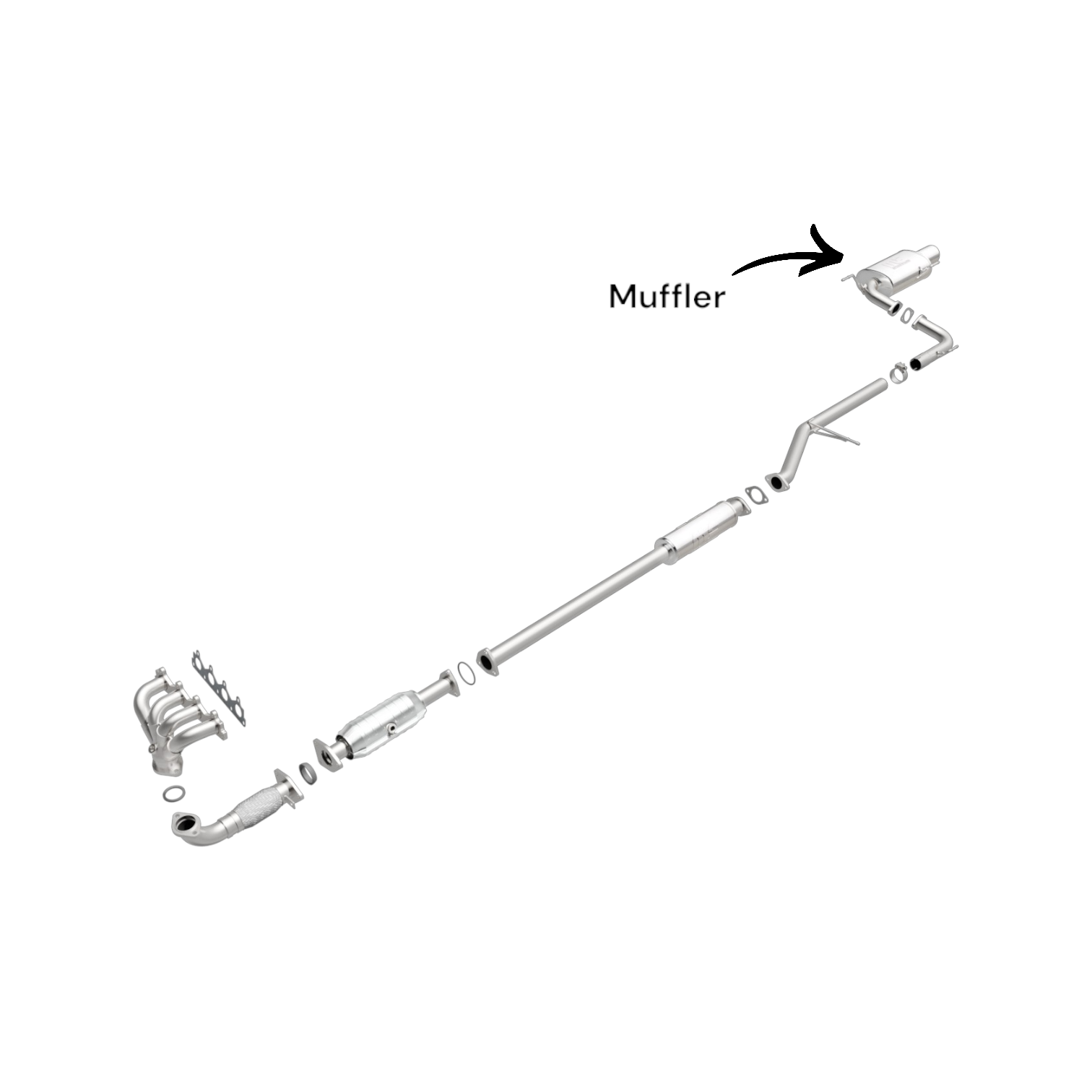 Honda Accord 2.3L (1998-2002) Rear Muffler
