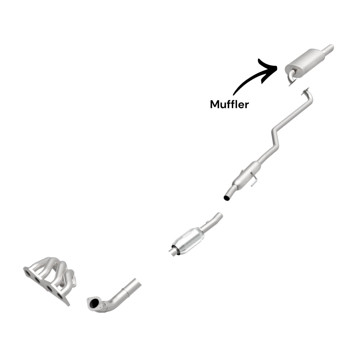 Chevrolet Prizm 1.8L (1998-2002) Muffler