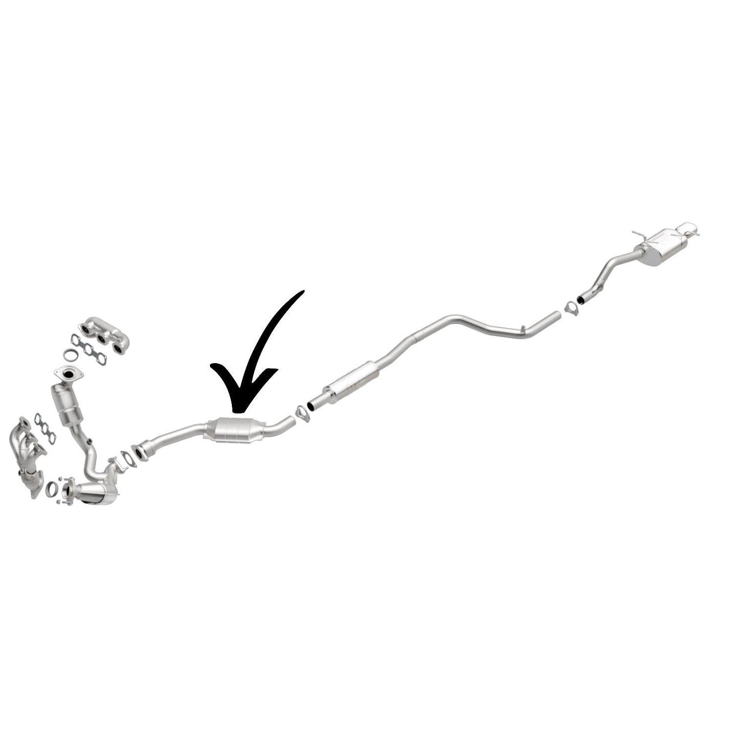 Mercury Sable 3.0L (2000-2005) Rear Catalytic Converter