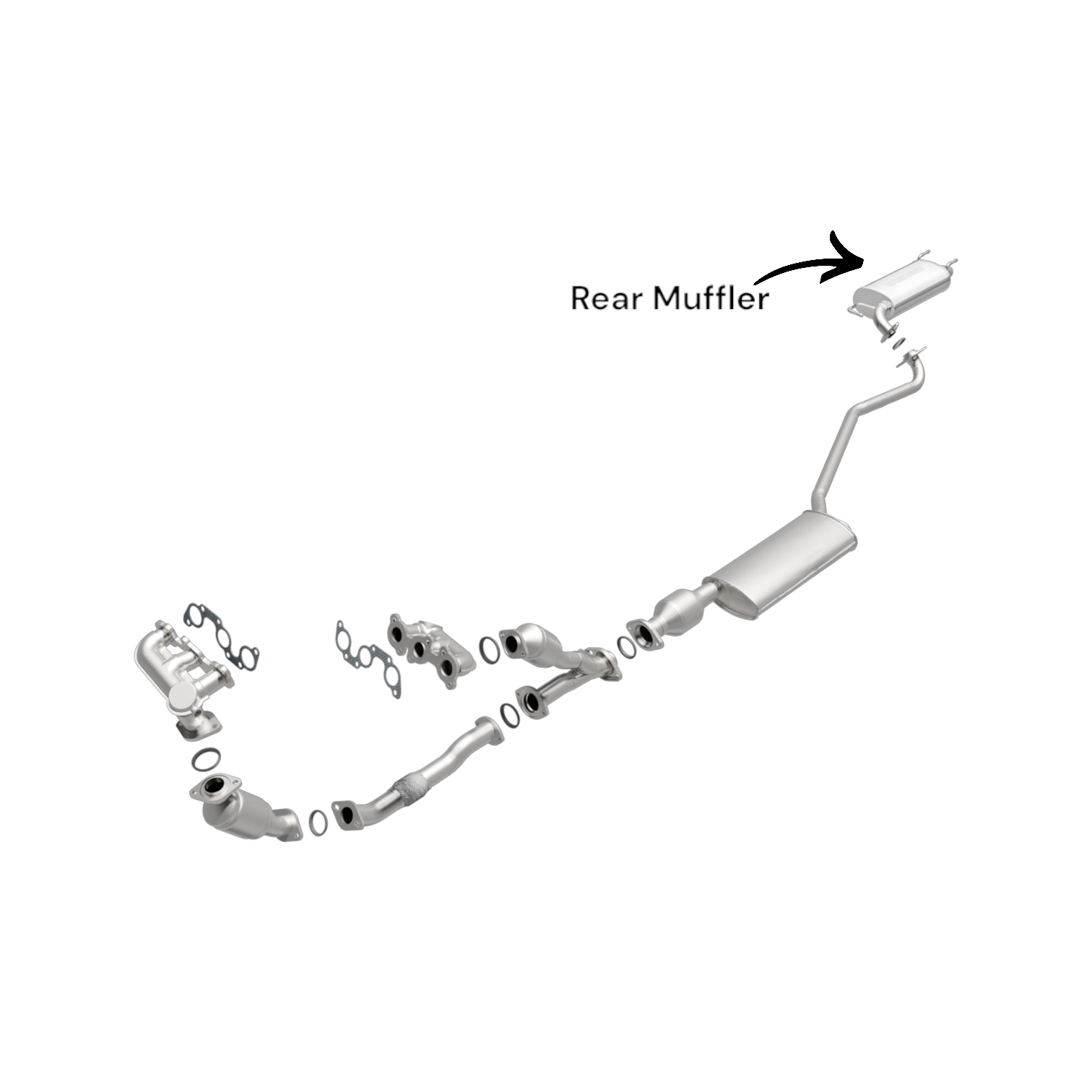 53373 - Toyota Highlander 3.0L (2001-2003) Rear Muffler
